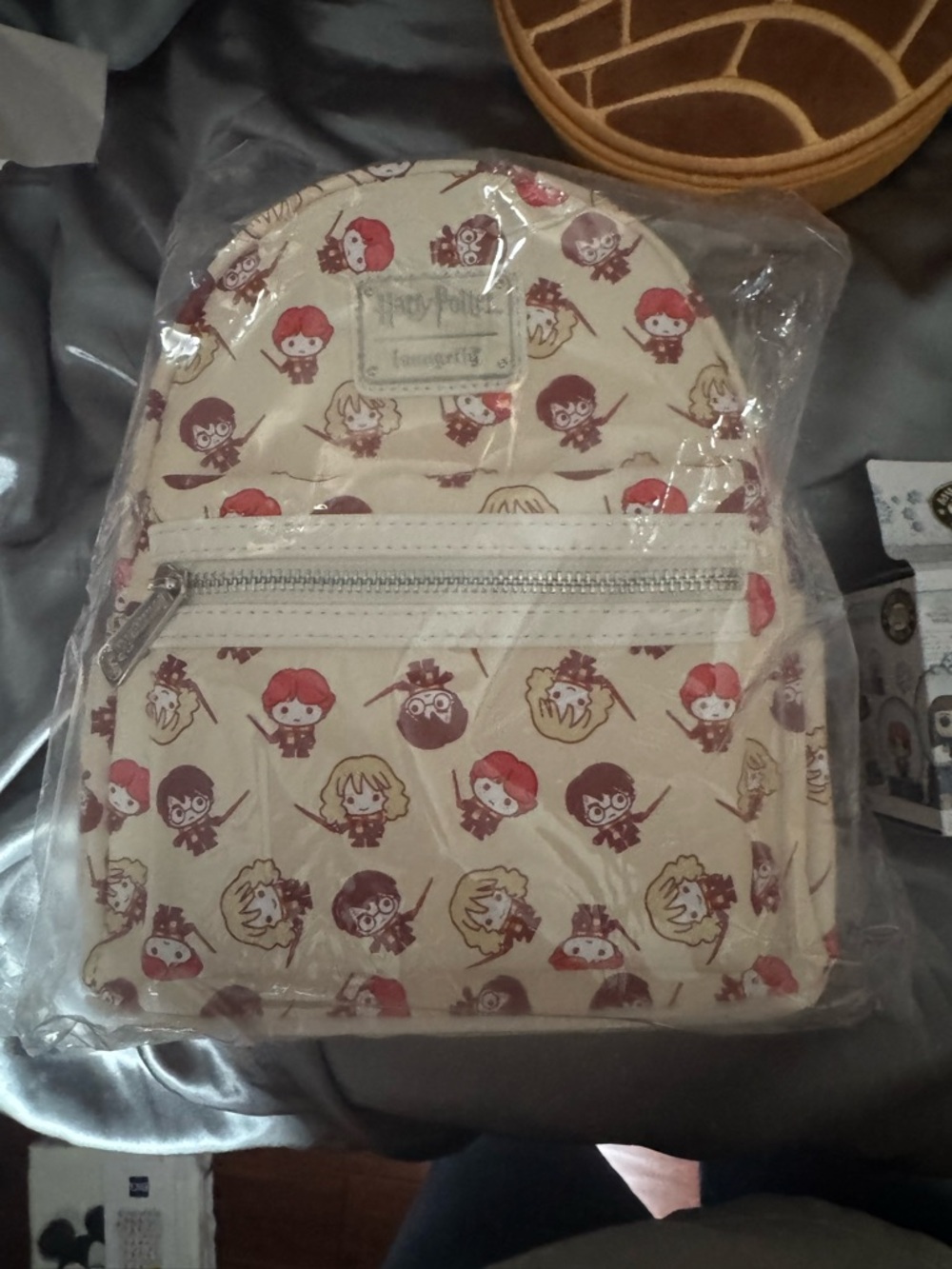 Loungefly Cream Harry Potter Chibi Character Mini Backpack